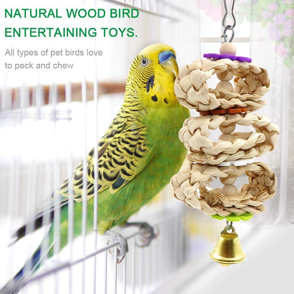 Jouets à balançoire de perroquet d'oiseau