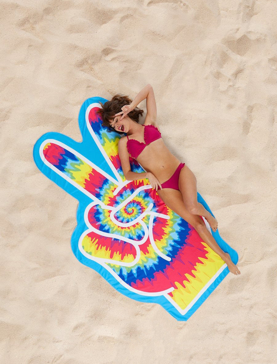 L'eau absorbante et le séchage rapide Serviette de plage Impression Matériel de serviette de bain