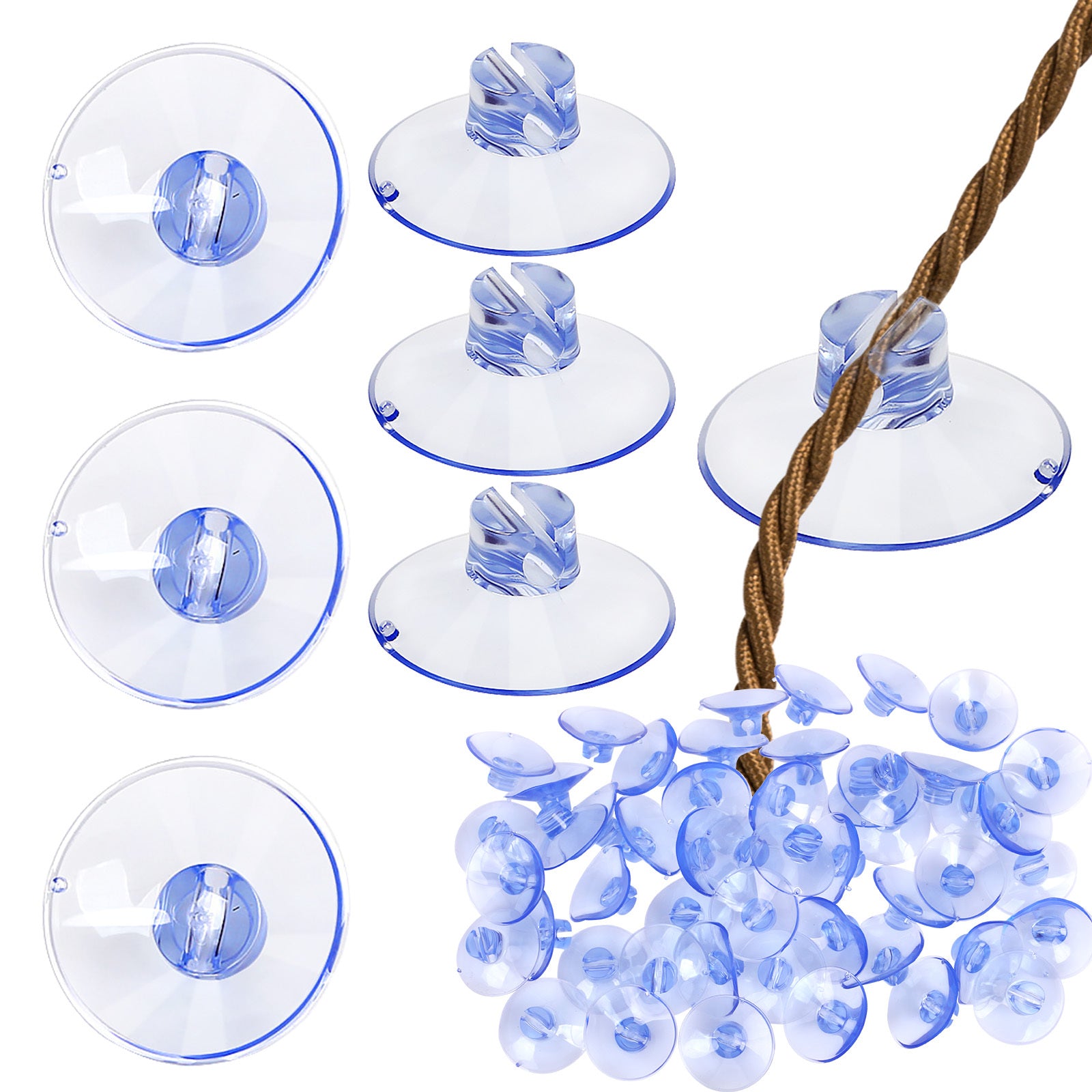 120 Crochets de gouttière – Clips de suspension pratiques pour gouttières et balcons