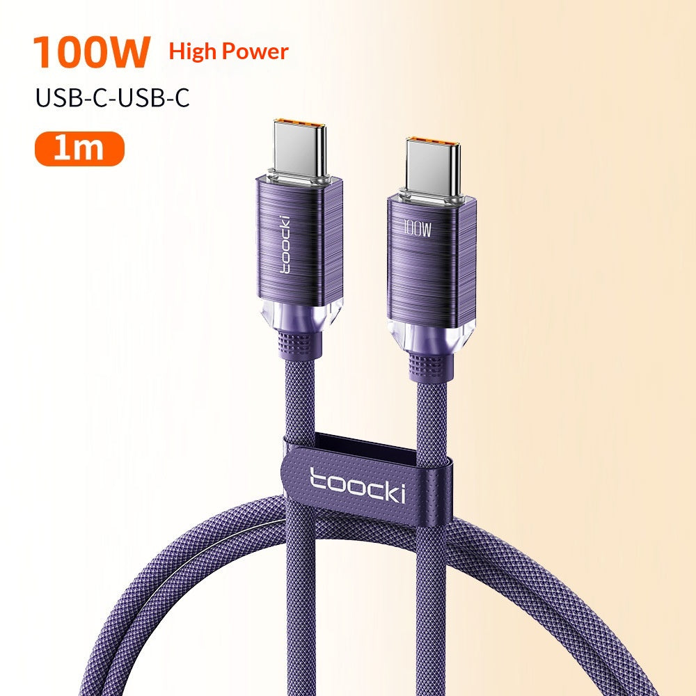 Transparent Fast Charging Data Cable