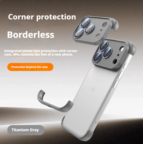 Cas de téléphone applicable sans cadre dissipation de chaleur Manche de protection