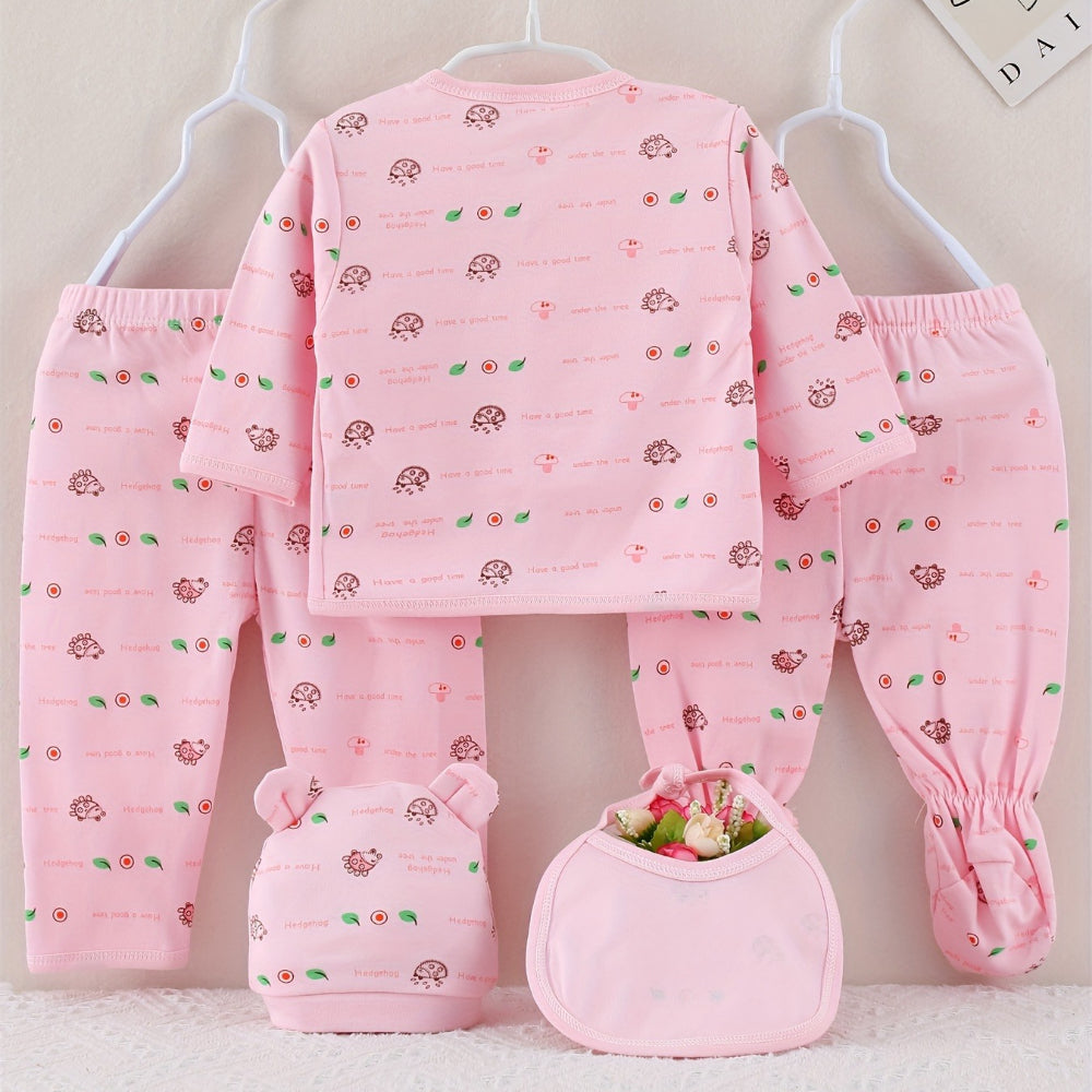 Ensemble de sous-vêtements Bébé Long Sleeve Cardigan Top Pantalon Loungewear Self-pickup seulement
