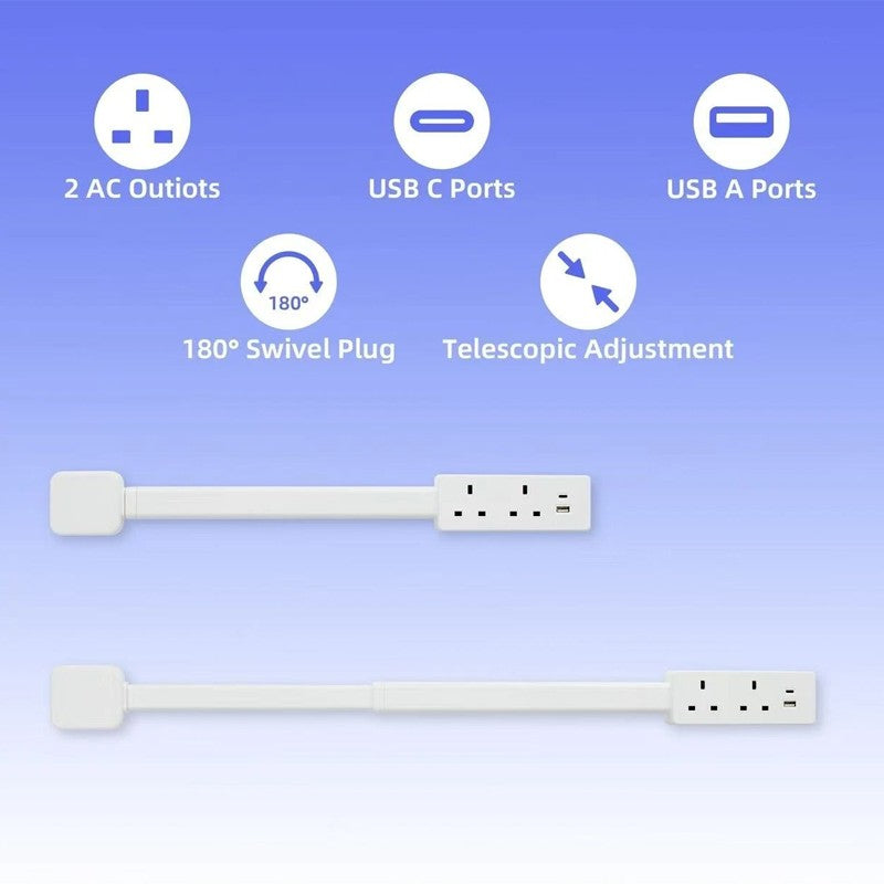 Électrique Outlet Extender Stick - Power Socket Expander Rotation