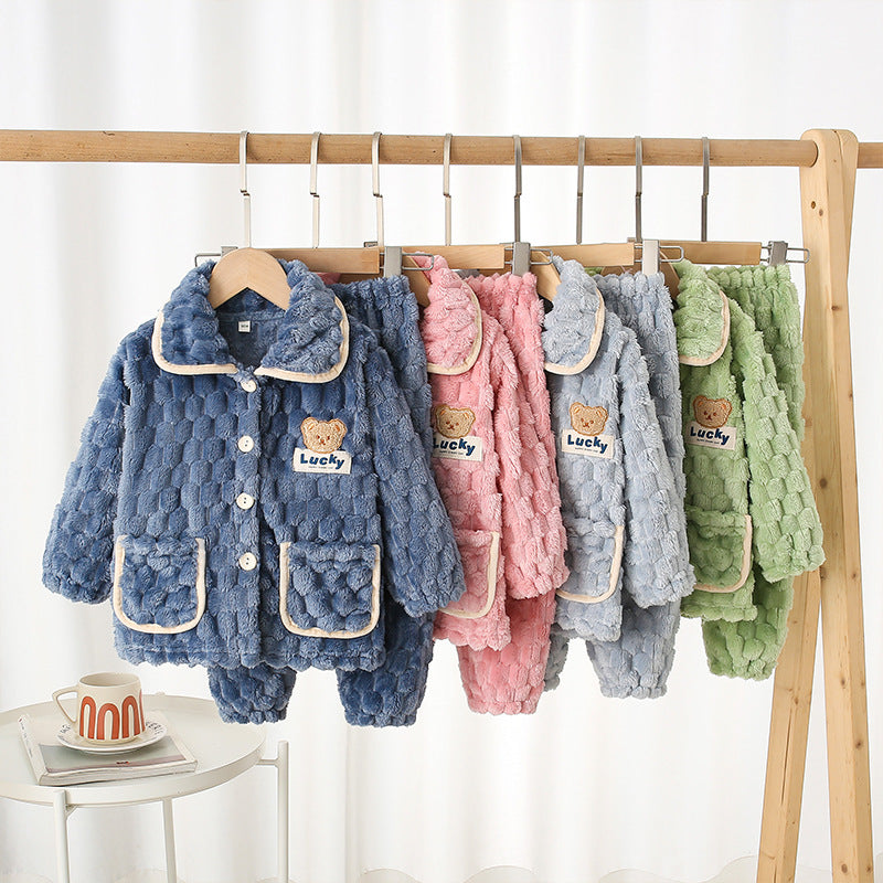 Maison de pyjama d'automne pour enfants