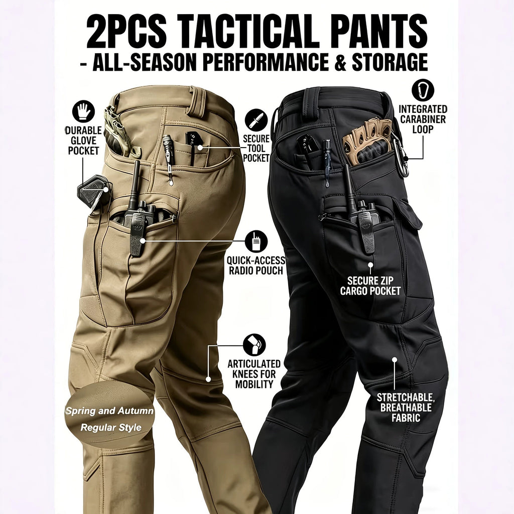 Pantalon de travail tactique résistant à l'usure extérieure pour hommes