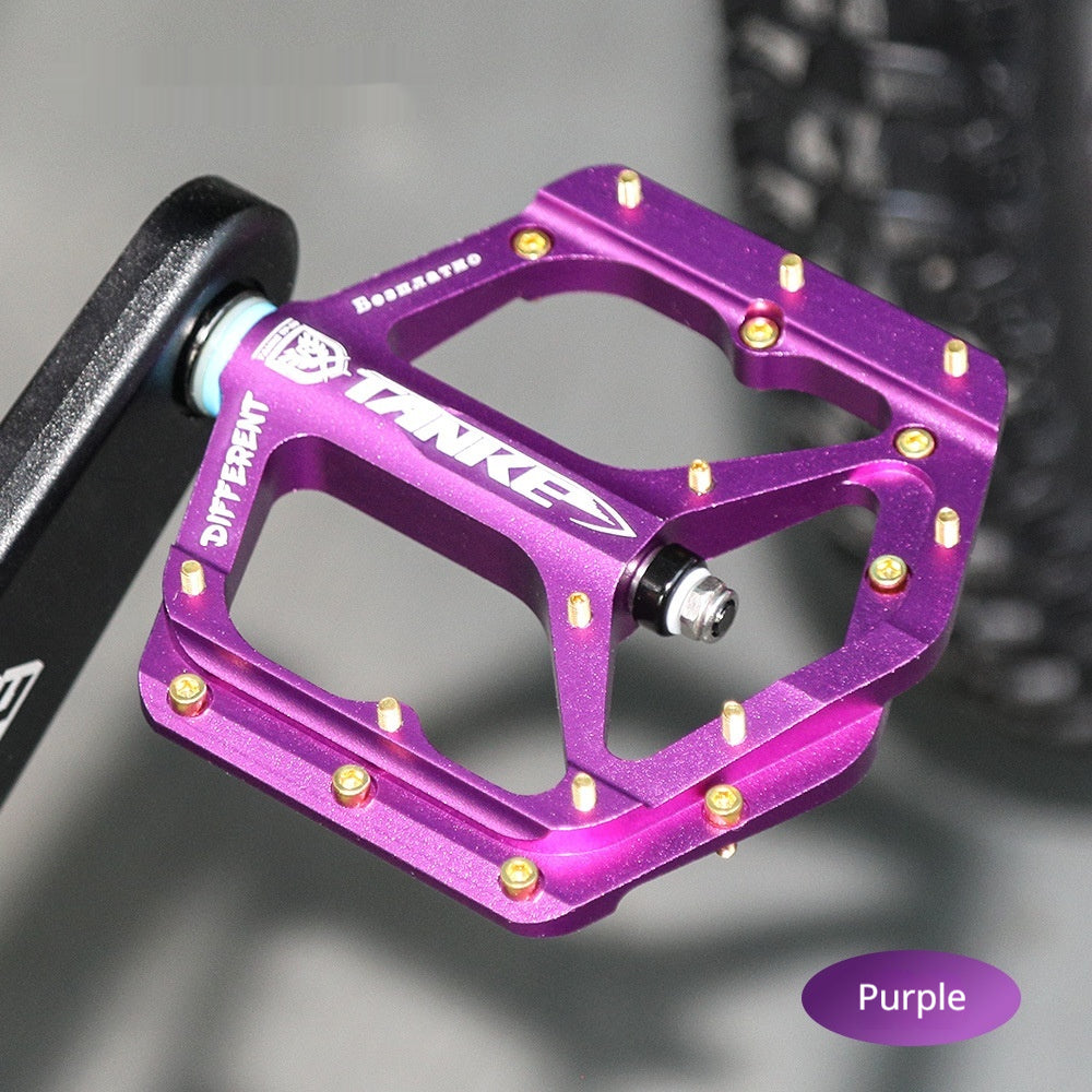 Pédales de vélo à roulement à billes en alliage d'aluminium couleur CNC