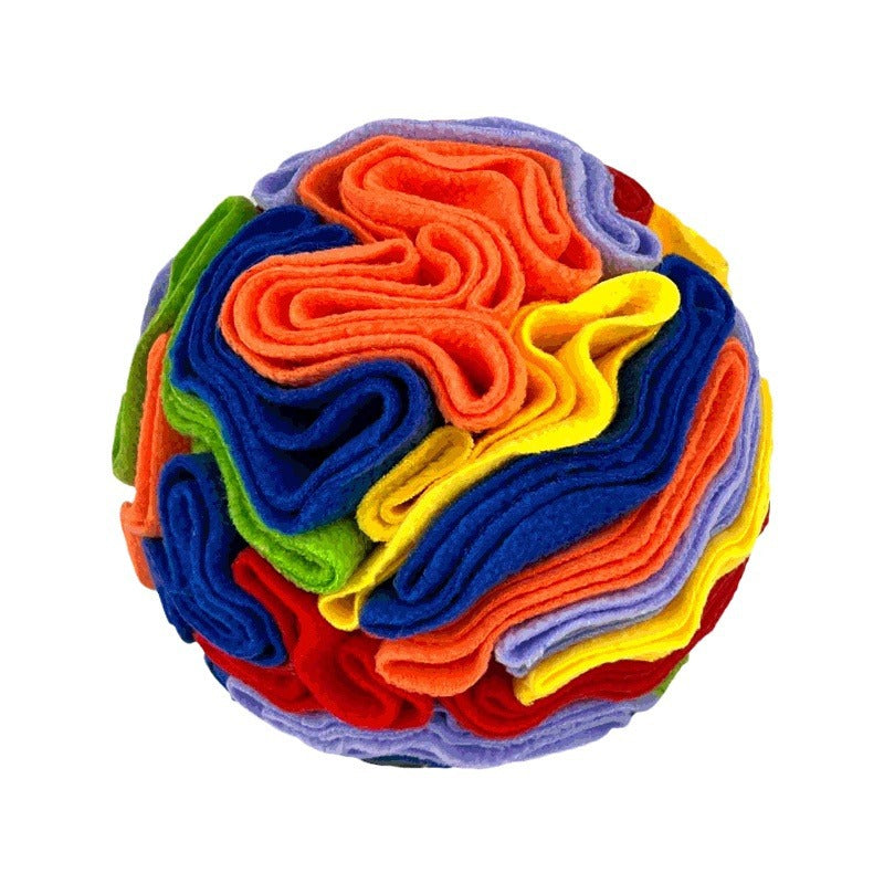 Pet Sniffing Toy Ball Molars Colorful Ball Training Puzzle