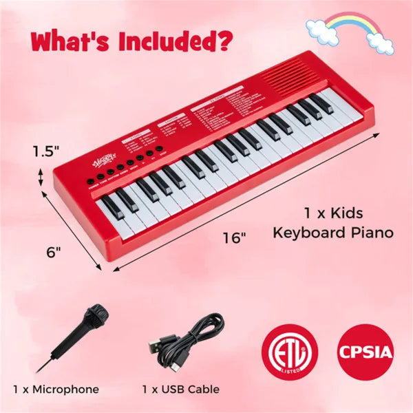 Clef électronique pour enfants avec microphone