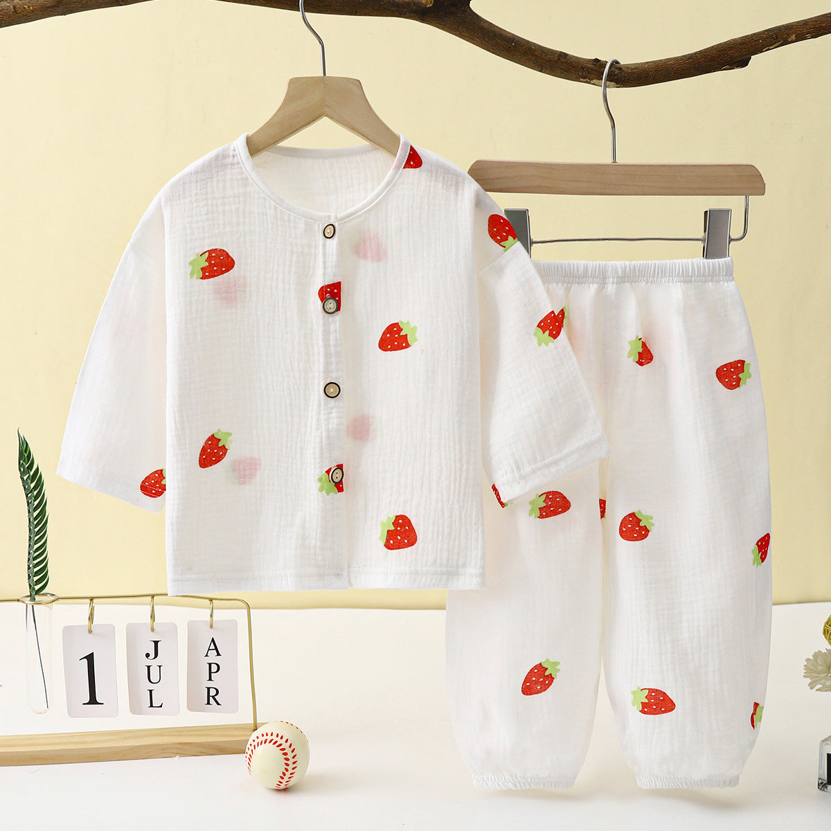 Garçons Top et Pantalons en coton manches longues