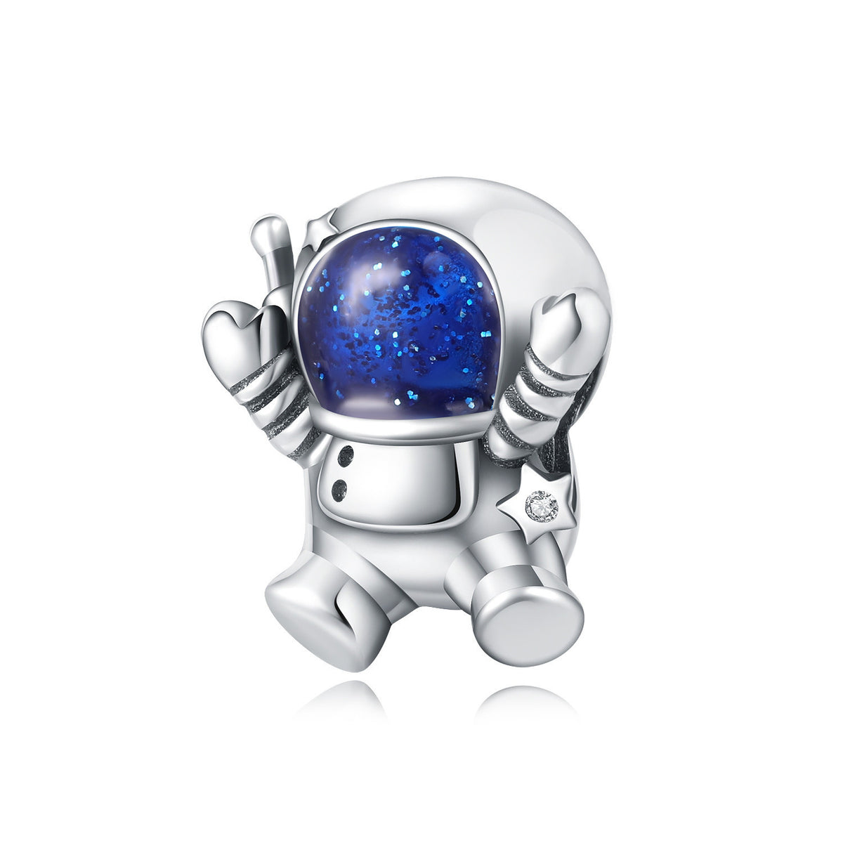 Starry Sky Astronaute Diy Bracelet Chaînes Perles Pendentif