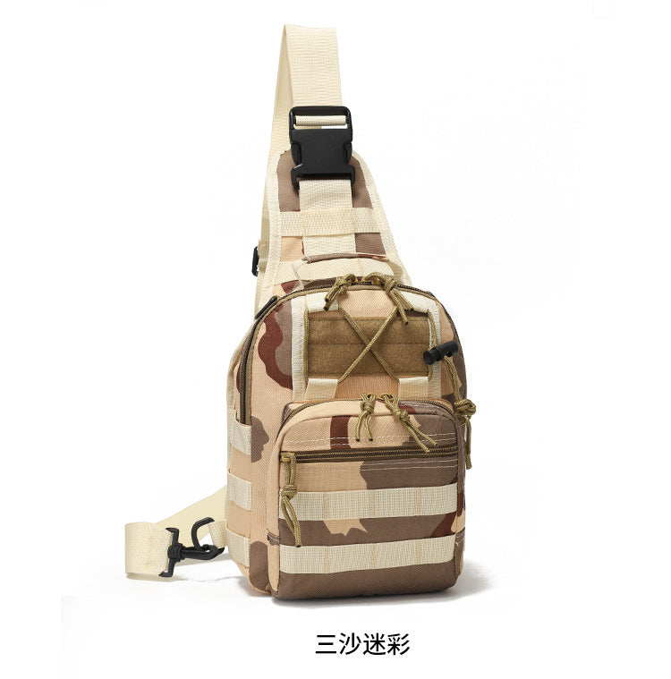 Sac à vélo Oxford Cloth Camouflage Sports de plein air Petit coffre Pannier Sac