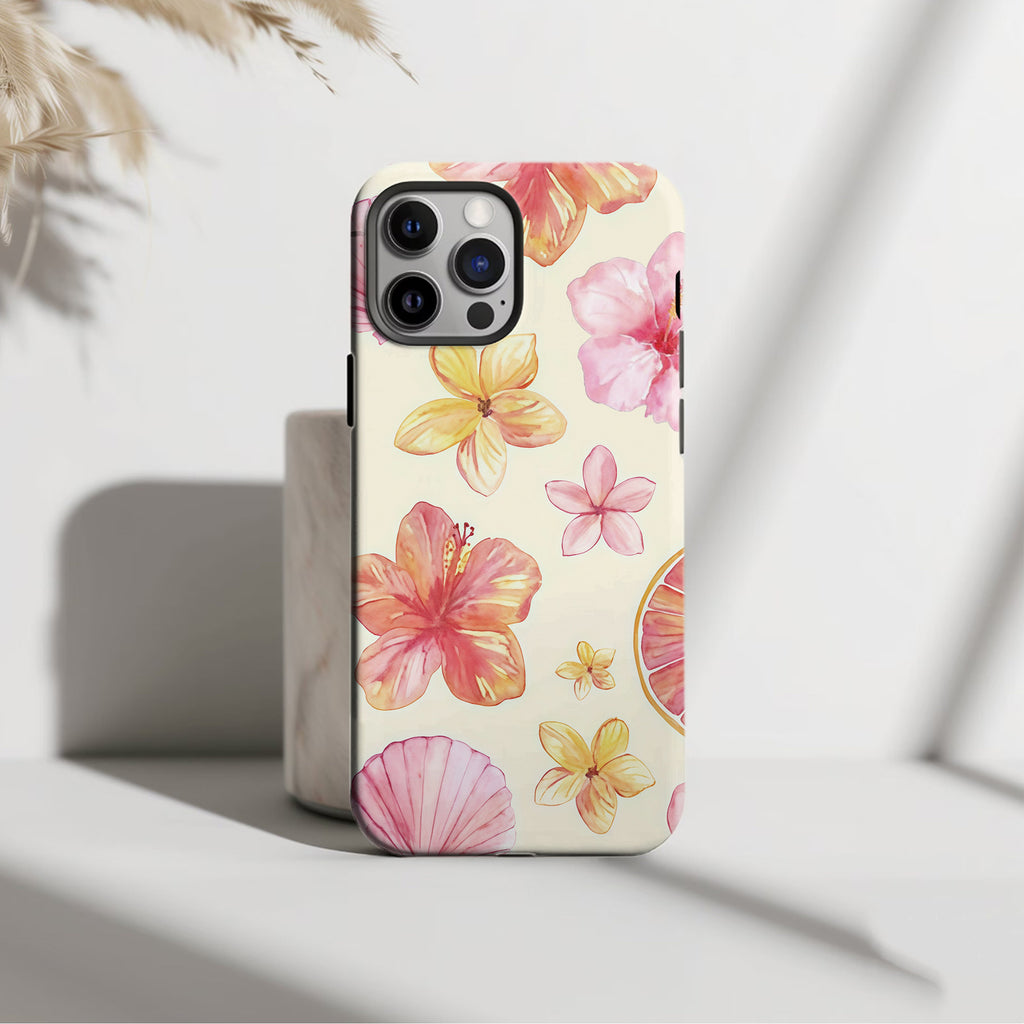 Flower Two-in-one Film Phone Case