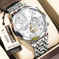 Montre Quartz multifonctionnelle imperméable pour hommes