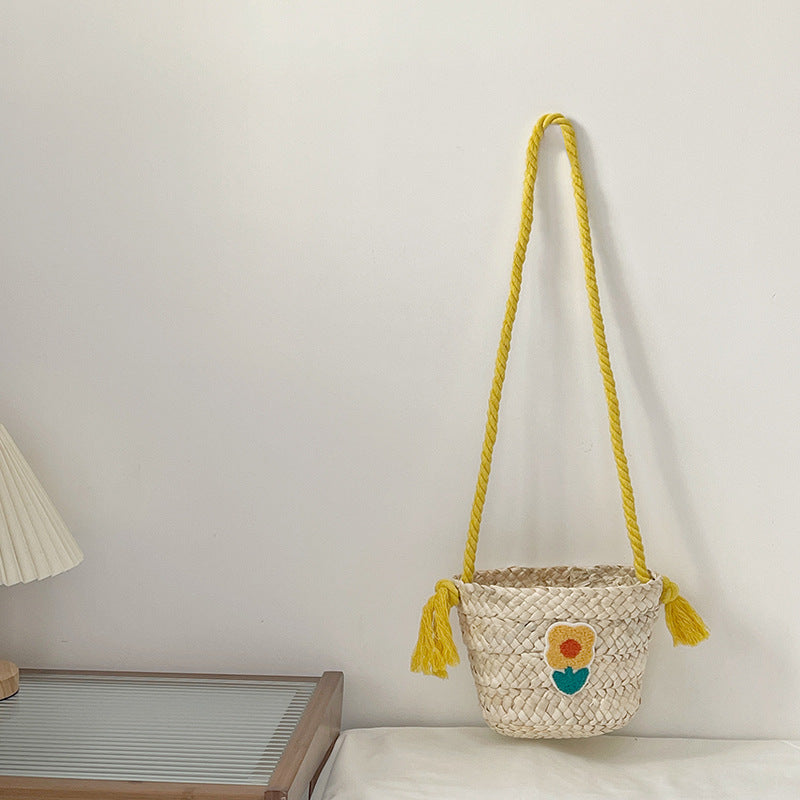 Sac de messager tricoté pour enfants