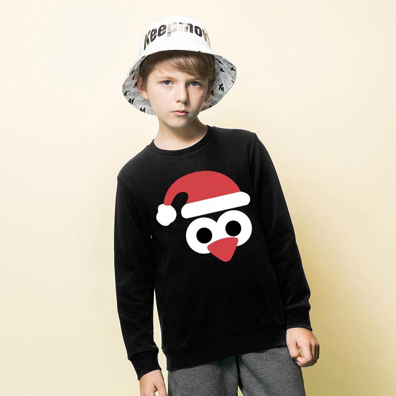Chapeau de Noël de dessin animé imprimé pour enfants