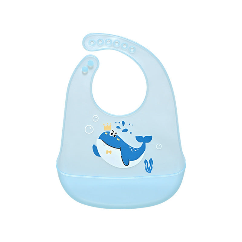 Bib d'alimentation pour bébé en silicone imperméable