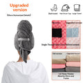 Toile de corail Séchage rapide Absorbage d'eau et serviette de séchage des cheveux