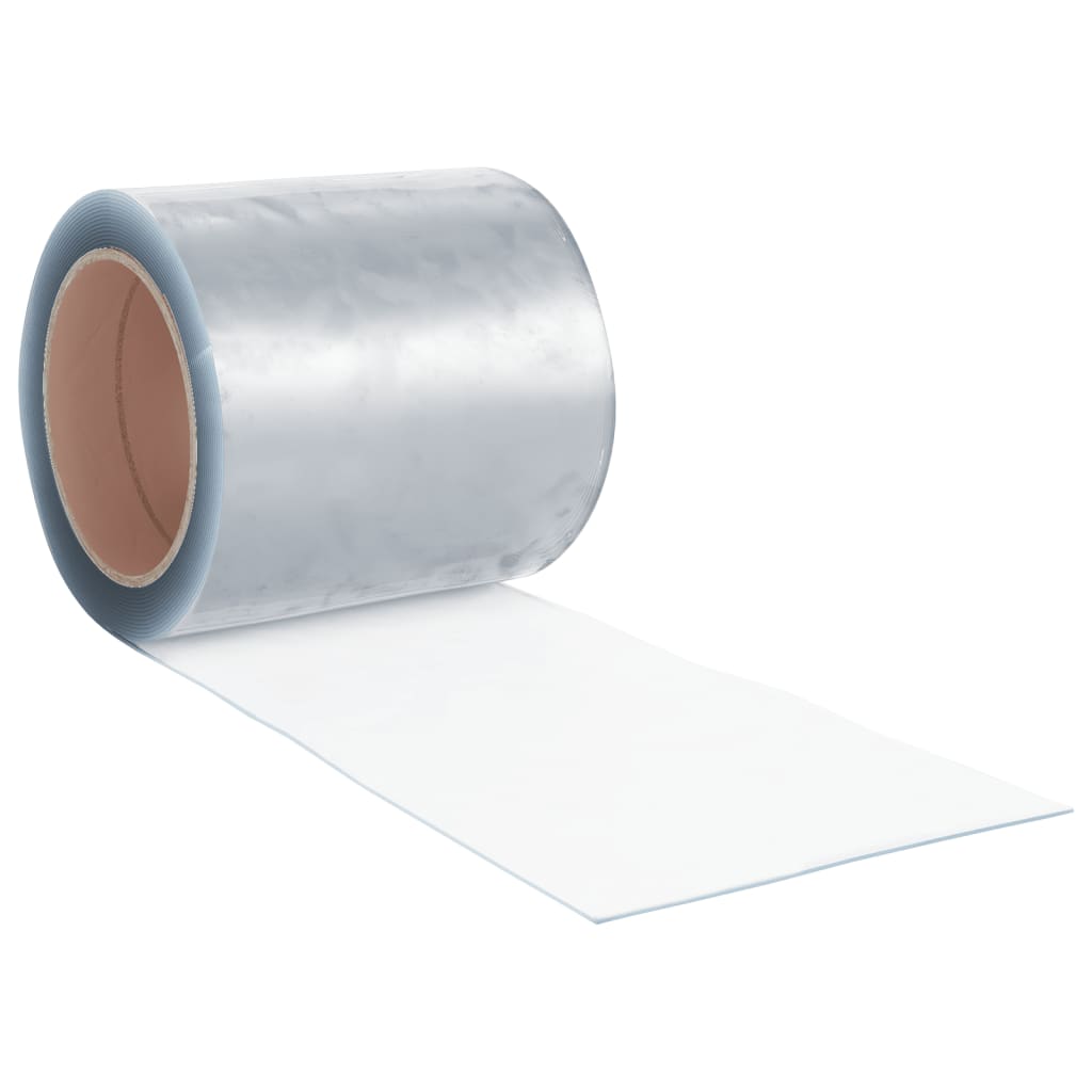 Rideau de porte transparent 200x1,6 mm 10 m PVC