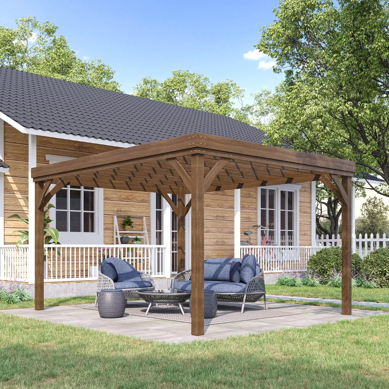 Pergola extérieure en bois de 10' X 12'
