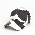 Motif de vache carton brillant impression ajustable style simple et polyvalent Peaked Cap approprié F