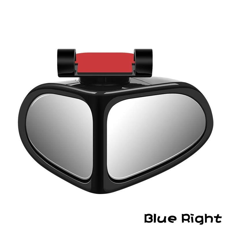 Voiture Renverser petit miroir rond avant et arrière roue grand-angle miroir à double bord Auxile