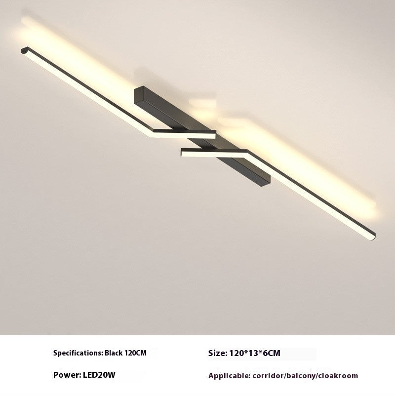 Nordic plafond lumière de luxe Cloakroom allée simple moderne couloir chambre créative