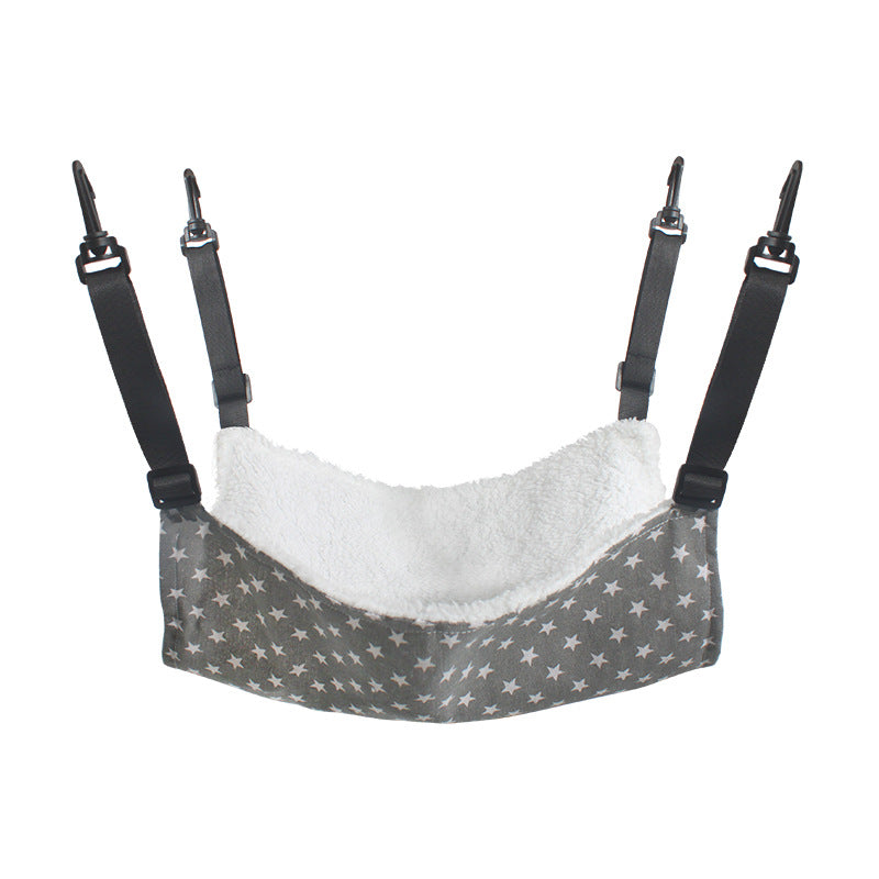 Lamb Fleece Cat Suspension Lits Animaux de compagnie Cage Hammock Bed Pour Kitten Suspension Intérieur Durable