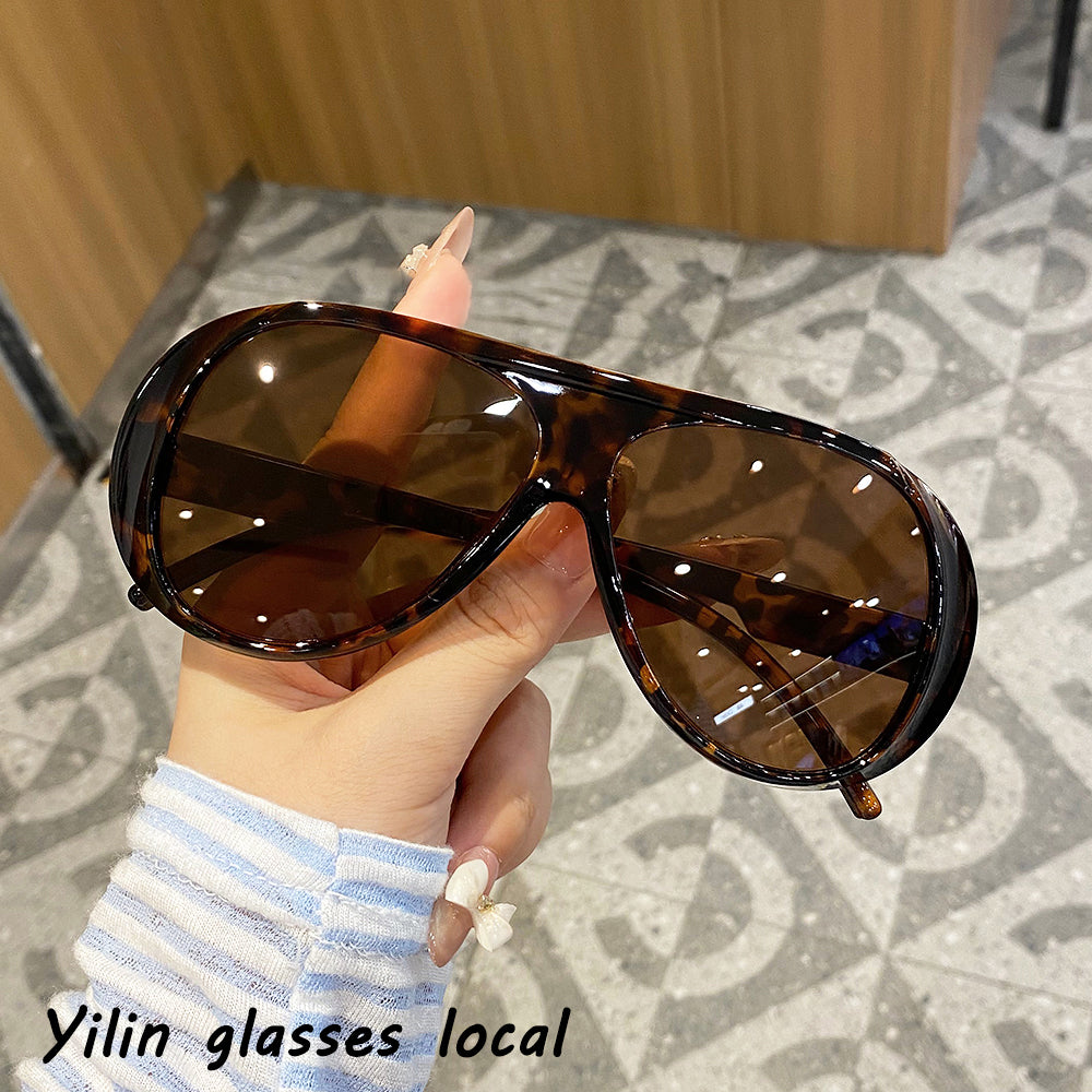 Lunettes de soleil Aviateur grand cadre rétro