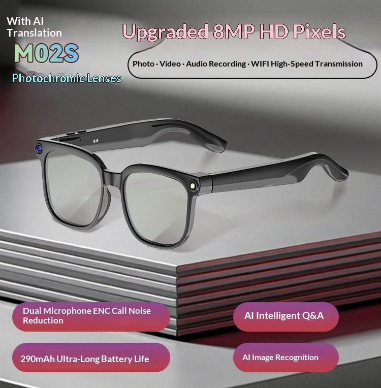 Lunettes intelligentes AI avec caméra