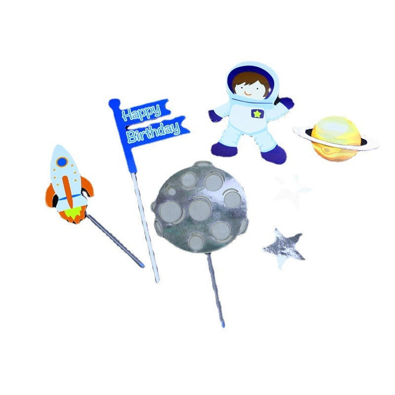 Cake Topper Anniversaire Ornements enfichables XINGX à trois dimensions