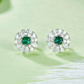 S925 Boucles d'oreilles en cluster en argent sterling