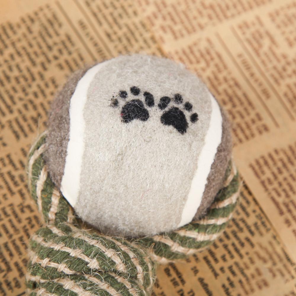 Jouets de chien de chien pour les grands petits chiens Jouet interactif coton Rope Mini Jouets de chien balle pour chiens