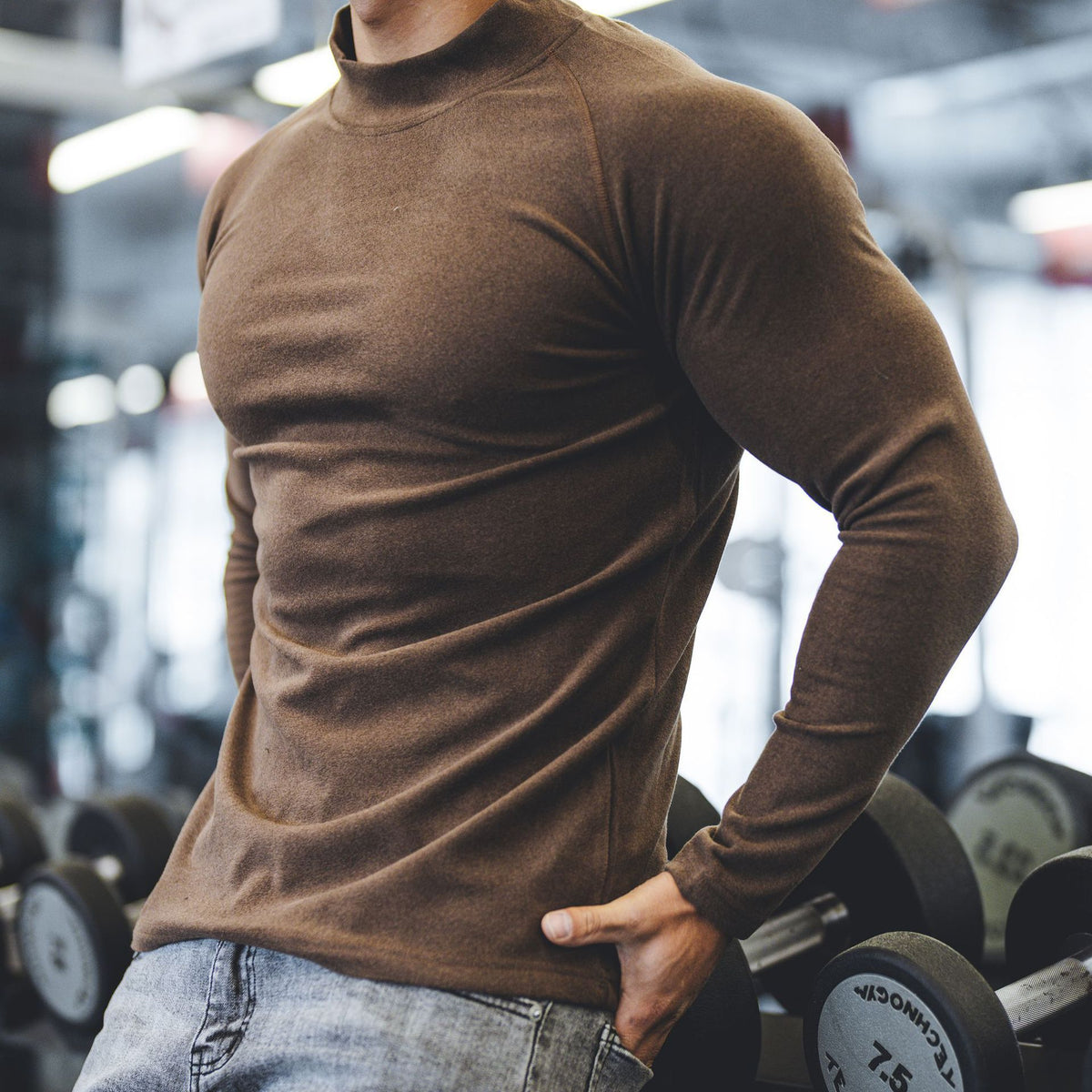 T-shirt thermique homme arrivée Casual Sports Top