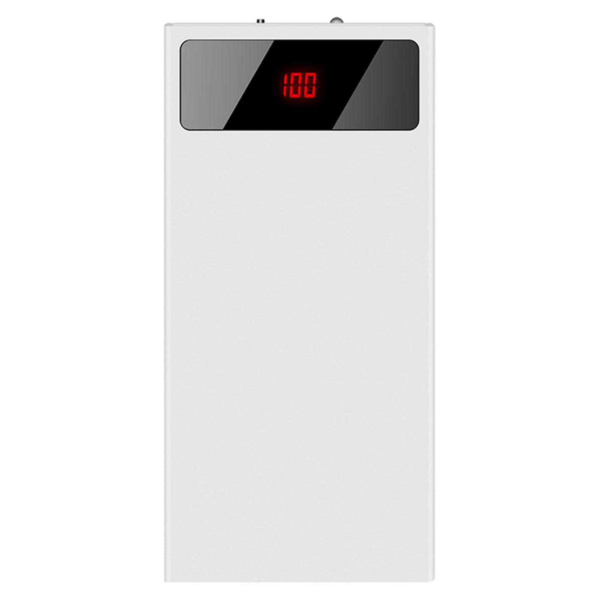 1Pc 20000mAh Ultra-thin Power Bank Phone Charger Dual USB Port Flashlight Battery Rester D