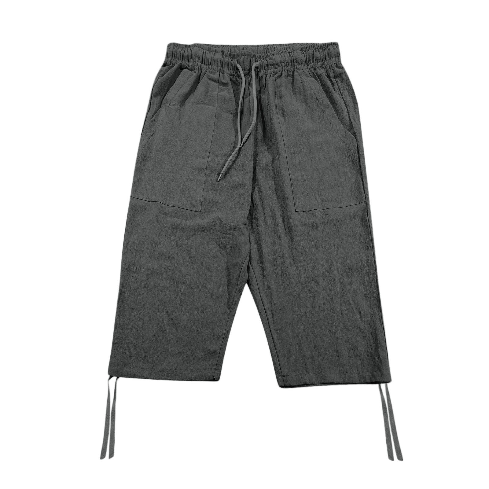 Pantalon de sport casual de coton et de coton d'été Linge de maison croped Casual P