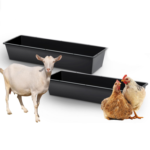 2-pièces en plastique double usage alimentation du bétail approprié pour l'alimentation quotidienne des chevaux