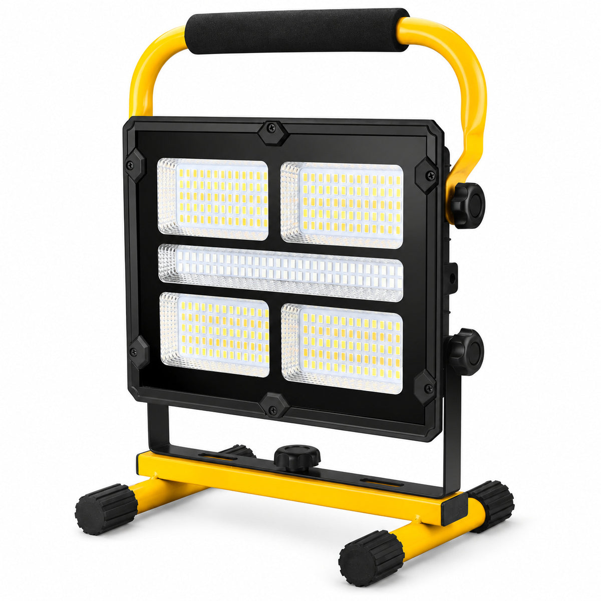 Affichage de batterie rechargeable alimenté par le solaire Type C LED Lumière de déluge W878 3 4 heures
