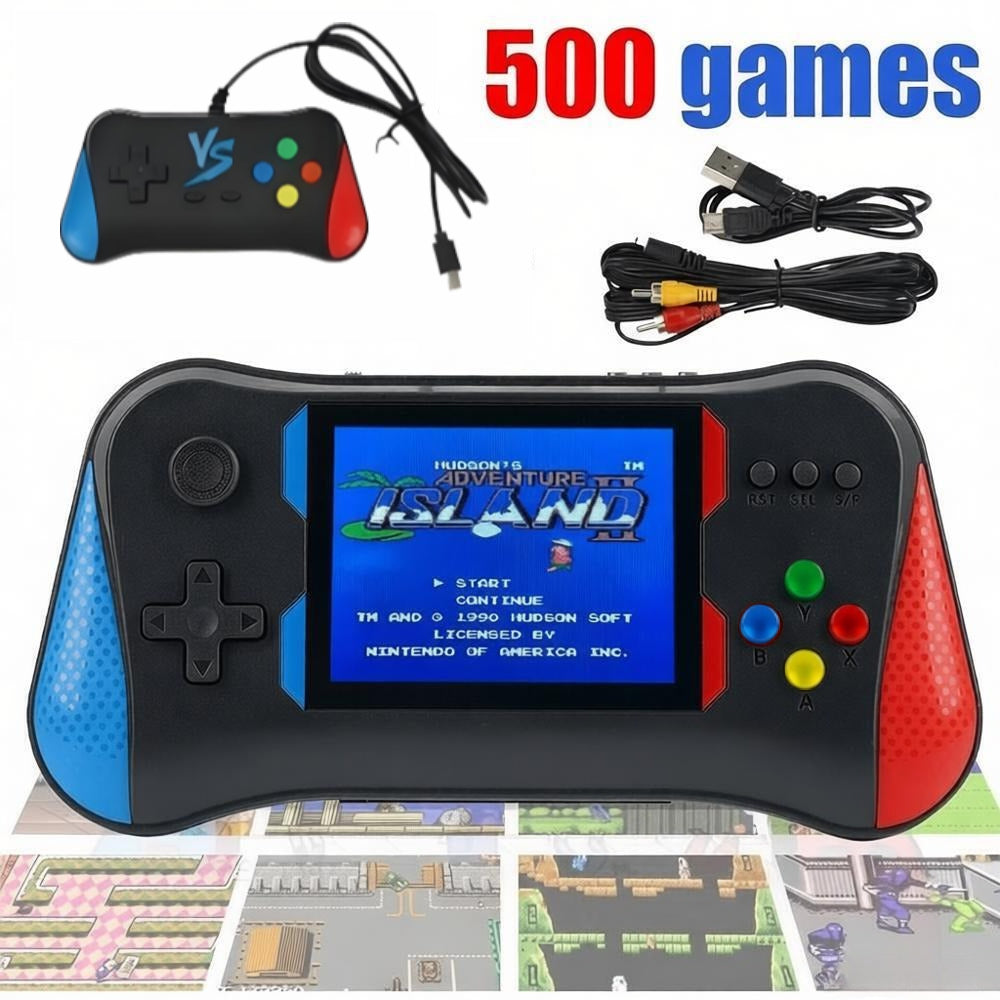 3.5' 500 Jeux Classiques Handheld Retro Video Jeu Console Player Pour Enfants Adultes