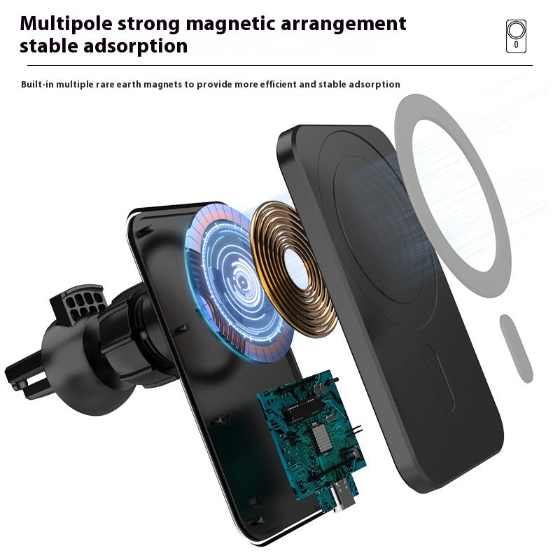 Magnetic Wireless Car Mobile Phone Holder