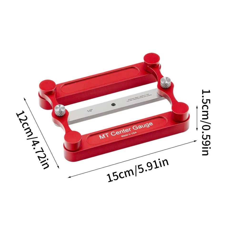 Locateur multi-dimensions Red Woodworking droit-hole