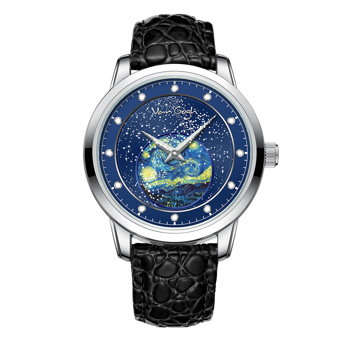 Van Gogh Quartz Wrist Watch La série de nuit étoilée
