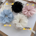 PrintempsSummer Vibe Dentelle réglable Scrunchie pour les femmes
