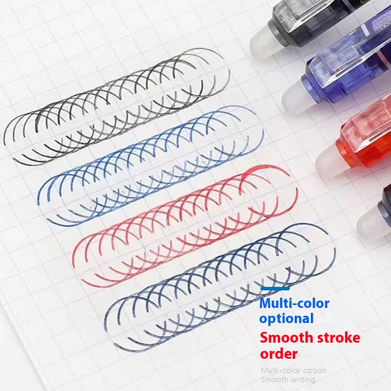 Heat-erasable gel pen, coloured