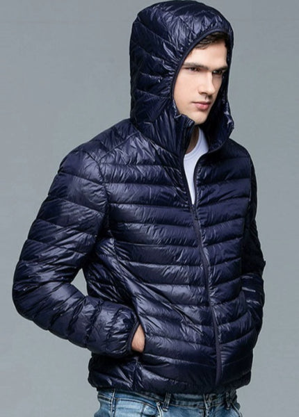 Manteau d'hiver à capuche Plus taille Homme