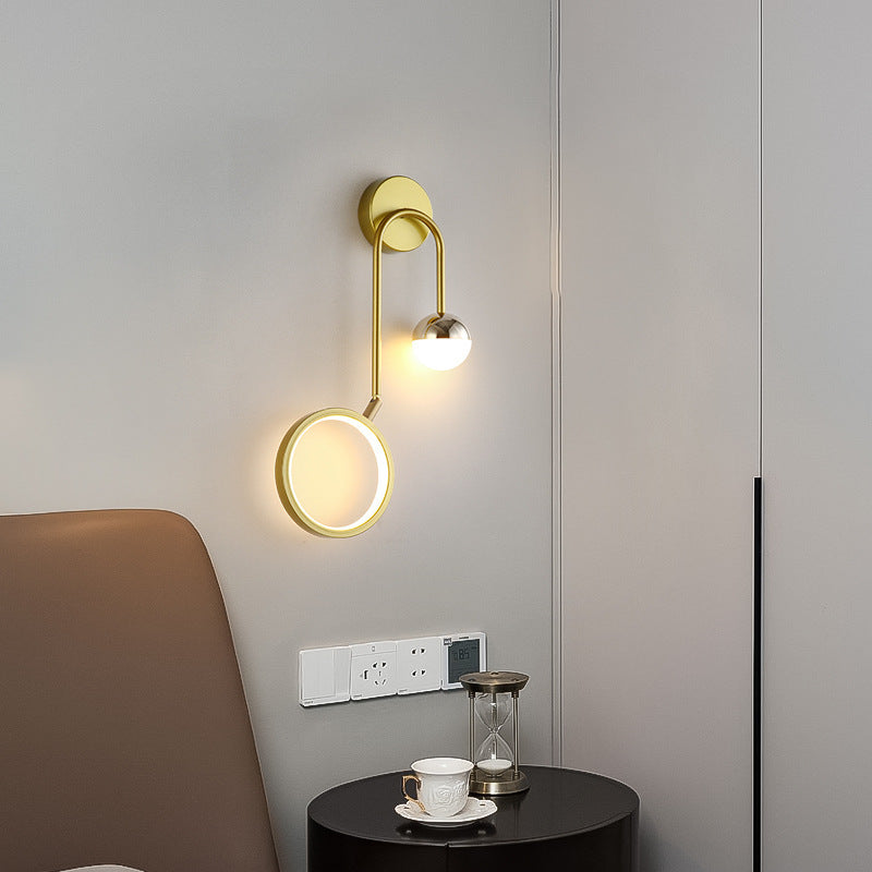 Creative Modern Nordic Minimalist Artistic Bedside Lampe murale