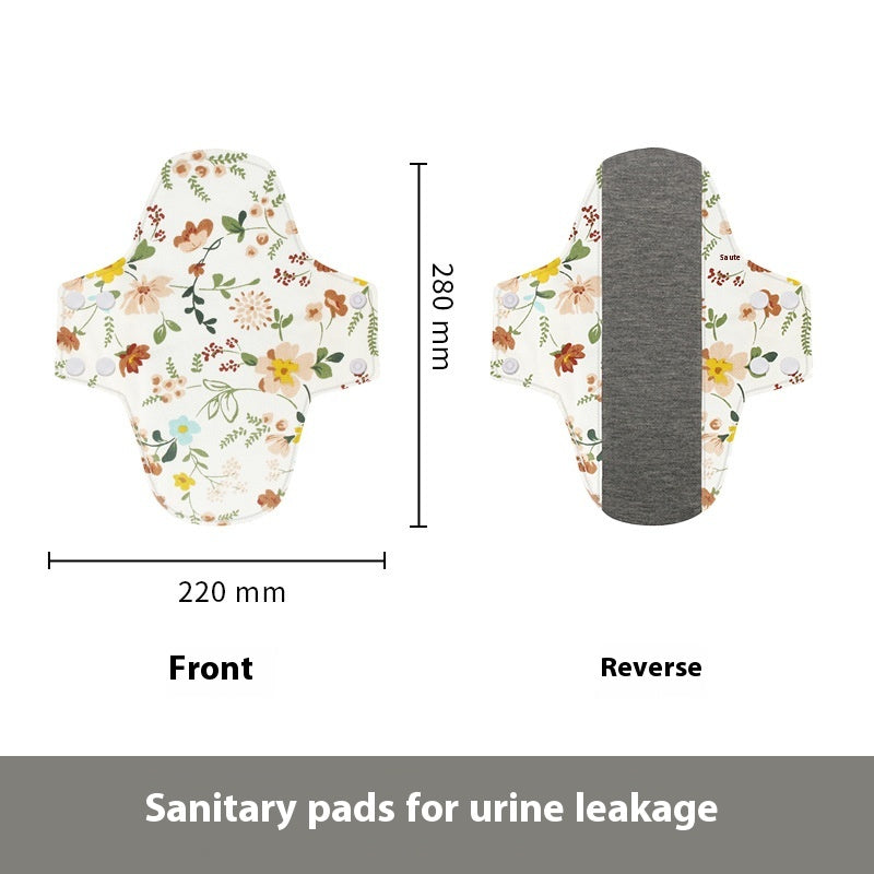 Graphene Lavable Pure Cotton Health Pad pour l'Urine à l'épreuve des fuites