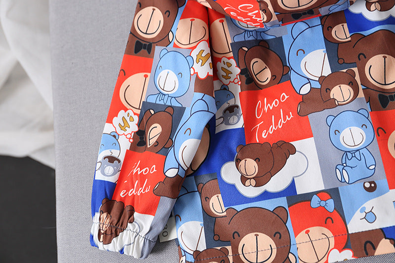 Garçons et filles Style coréen Trendy petites et moyennes vestes pour enfants