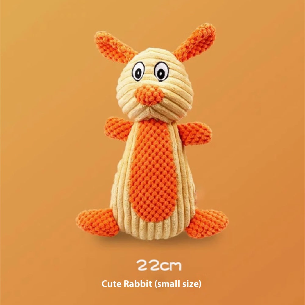 Jouets de chien faire le bruit peluche animaux râper leurs dents Bite résistant