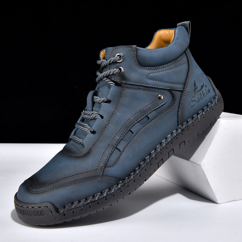 Chaussures décontractées pour hommes cousues à la main
