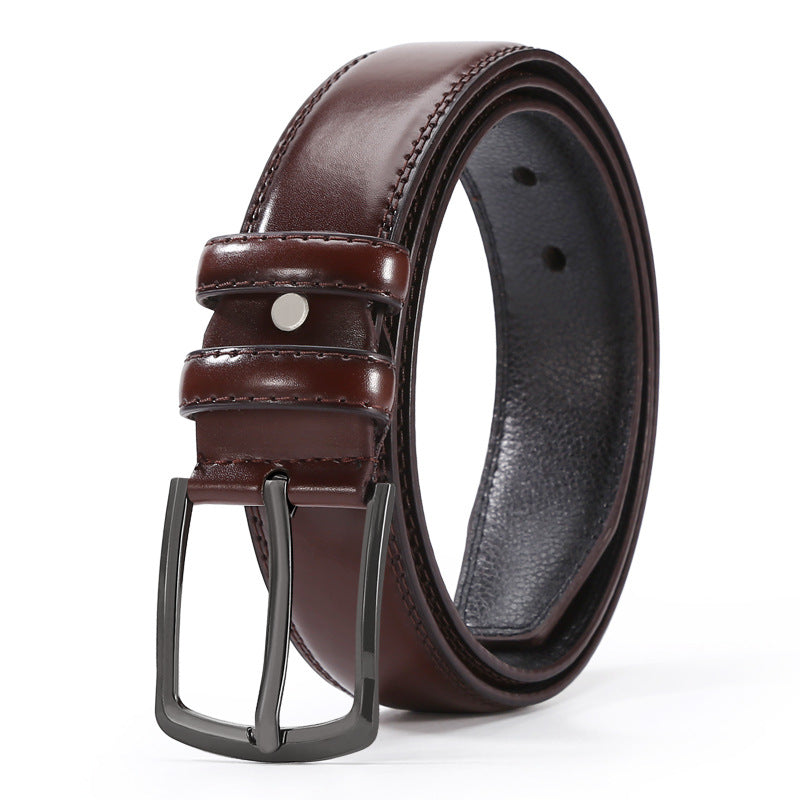 European and American Fashion Ceinture professionnelle masculine Cadeaux créatifs Ceinture Laser Logo Factory W